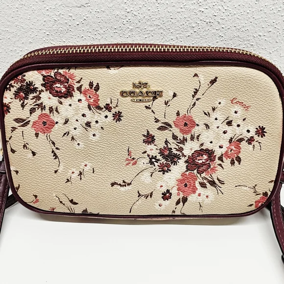 Coach Sadie Crossbody Clutch With Floral Bundle Print Crossbody Style No. 67087 - Picture 3 of 14